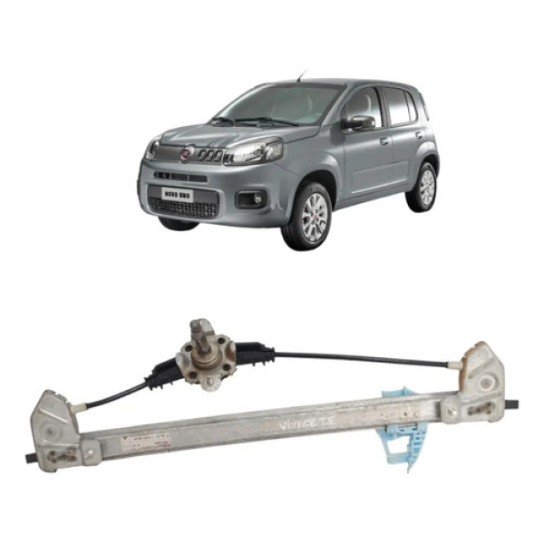Maquina Manual Vidro Traseiro Esquerdo Fiat Uno Vivace 2010