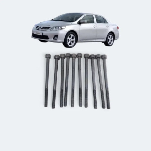 Kit Parafusos Do Cabeçote Corolla 1.8 16v 2009 A 11motor 1zz