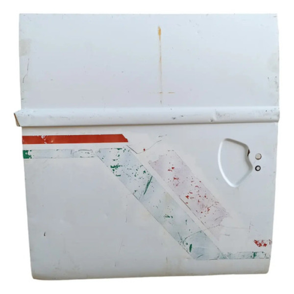 Porta De Corre Lateral Fiat Doblo Cargo 2002 2003 2004 A 08 Traseira Direito Branco