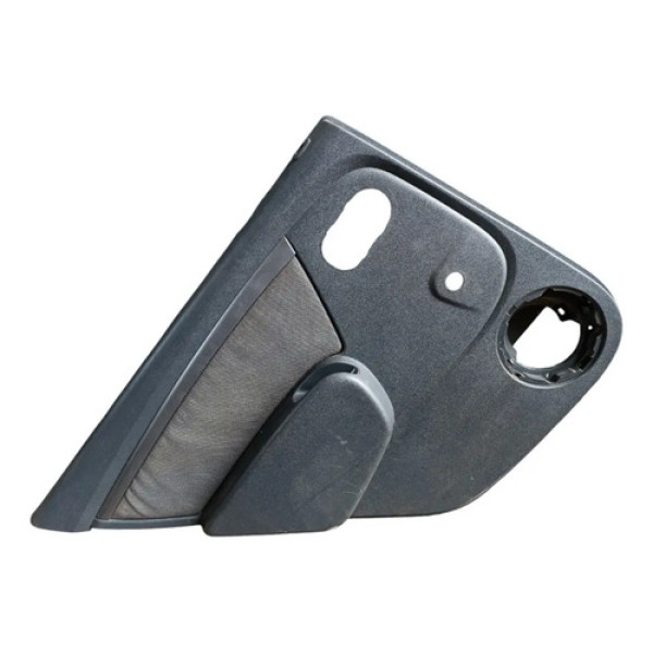 Forro De Porta Traseiro Esquerdo Sandero 10/13 Furo Máquina  Preto