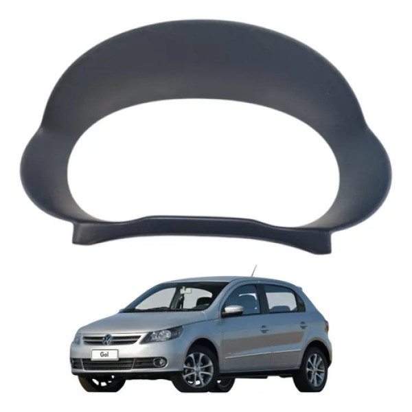 Moldura Painel Velocimetro  Gol Saveiro Voyage 2009 A 2012 Preto