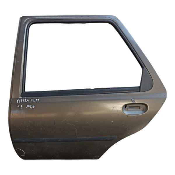 Porta Traseira Esquerda Ford Fiesta 1996 1997 1998 1999 A 03 Traseira Esquerdo Cinza