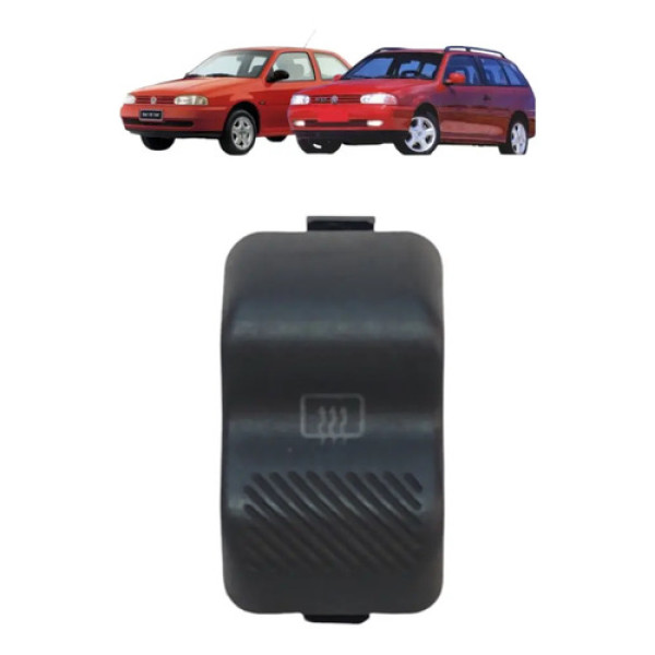 Botão Desembaçador Traseiro Vidro Vw Parati Gol 1995 A 2000