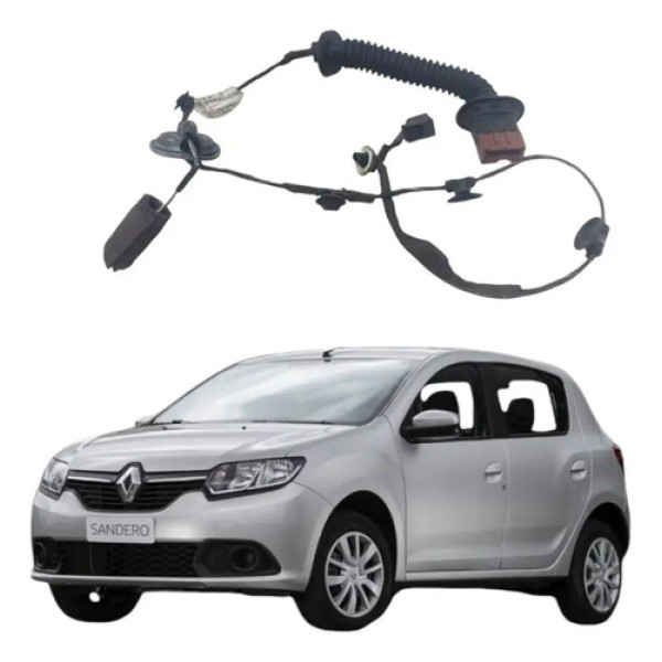 Chicote Porta Traseiro Direito  Renault Sandero 2016 A 2019