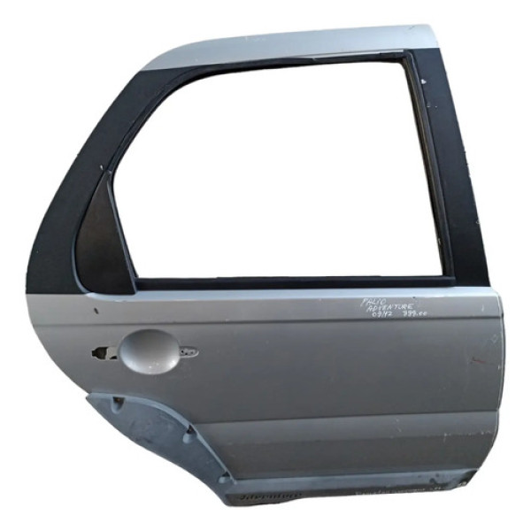 Porta Traseira Direita Fiat Plaio Adventure 2009 A 2012 Traseira Direito Prata