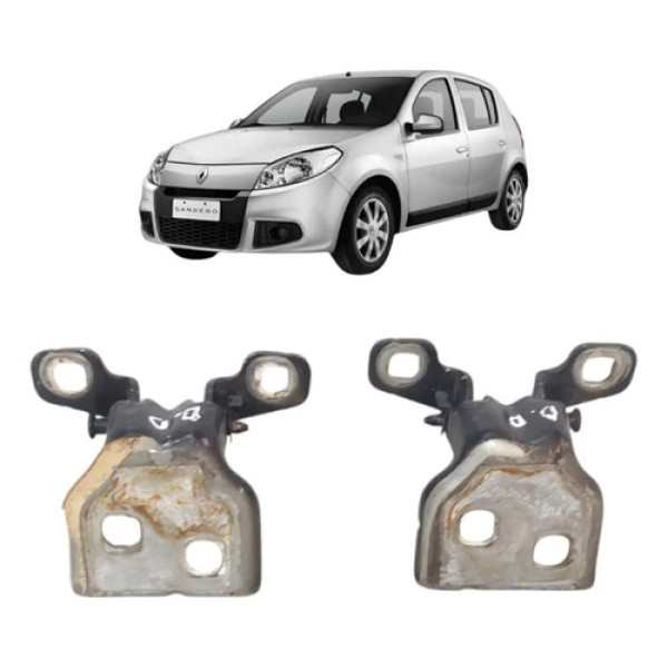Dobradiça Porta Dianteira Direita Sandero 2007 A 2013