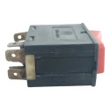 Botão Pisca Alerta Mercedes Bicudinho L1214 1990 A6965457114 Vermelho