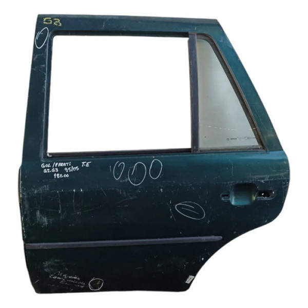 Porta Traseira Esquerda Volkswagen Gol Parati G2 G3 95/05 Traseira Esquerdo Verde