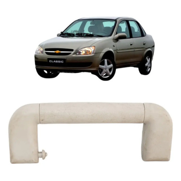 Alça Teto Pqp Apoio Braço Classic Ls 2010 A 2016  Bege