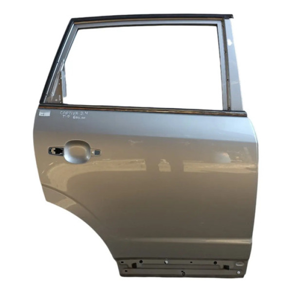 Porta Traseira Direita Chevrolet Captiva 2.4 Em Bom Estado  Traseira Direito Prata