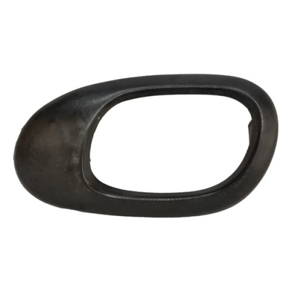 Moldura Maçaneta Int Dianteira Direita Peugeot 206 1999 A 10 Preto Dianteira
