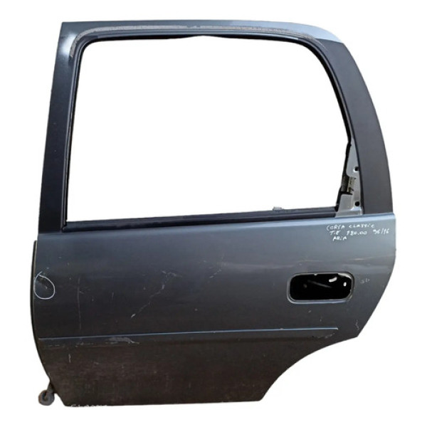 Porta Traseira Esquerda Chevrolet Corsa Classic 1996 A 2016 Traseira Esquerdo Cinza
