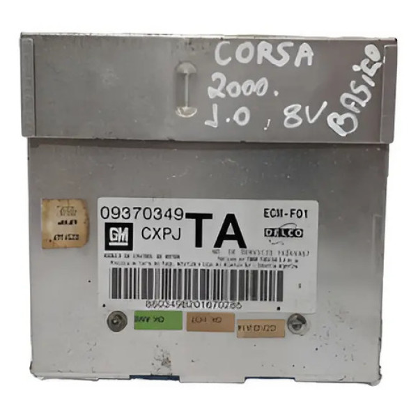 Módulo Injeção Corsa 2000 1.0 8v 09370349 Original