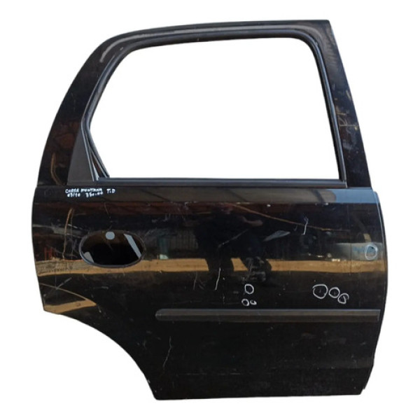 Porta Traseira Direita Gm Corsa Montana 2003 A 2010 Traseira Direito Prata