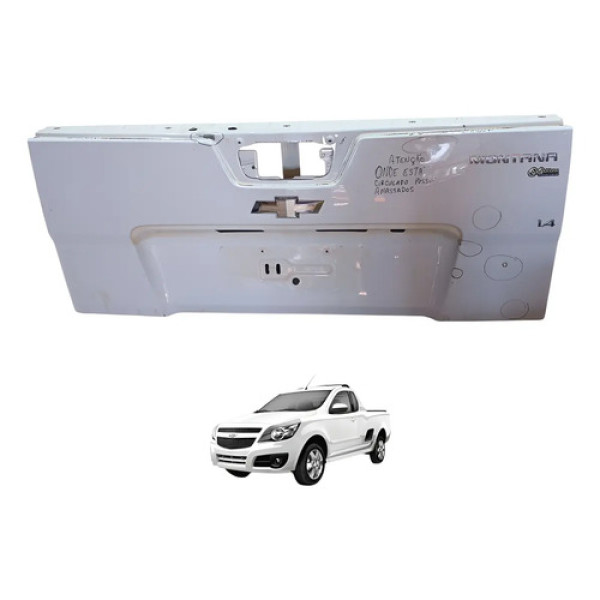 Tampa Traseira Montana Frente Agile 2011 2012 2013 A 2019 Branco