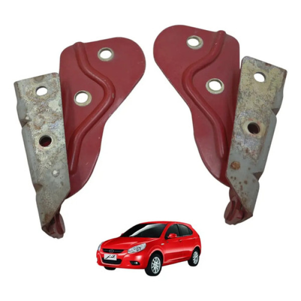 Par Dobradiças Capô Jac J3 2010 2011 2012 2013 