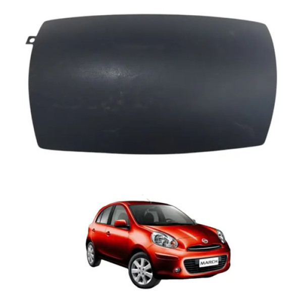 Moldura Acabamento Superior Painel Nissan March 11 A 2015 Preto