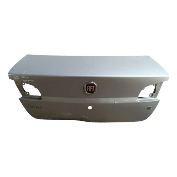 Tampa Traseira Fiat Siena 2009 A 2012 Para Recuperar  Prata