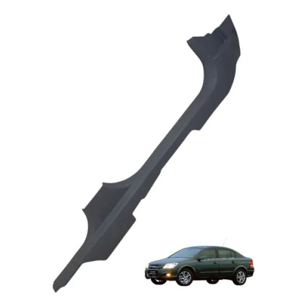 Moldura Soleira Porta Dian Vectra Esq Com Riscos 2007 A 2011 Preto