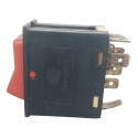 Botão Pisca Alerta Mercedes Bicudinho L1214 1990 A6965457114 Vermelho