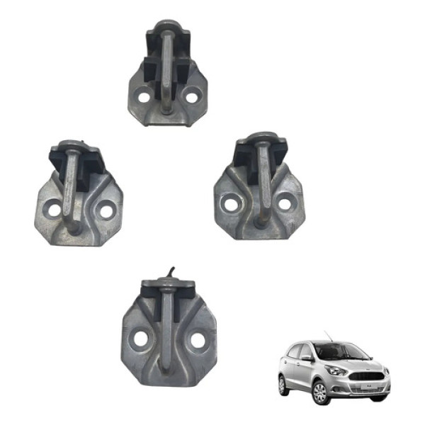 Kit Ford Ka Batente Porta 2014 2015 2016 2017 2018 A 2021 Prata