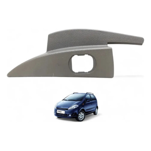 Moldura Interna Retrovisor Esquerdo Chery Face 2010 A 2014 Chumbo