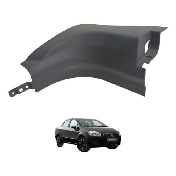 Moldura Soleira Dianteira Direita Linea 2008 A 2015 Original Preto