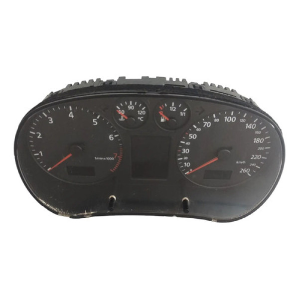 Painel Velocimetro Conta Giros Audi A3 99 A 6 Com Detalhe Preto