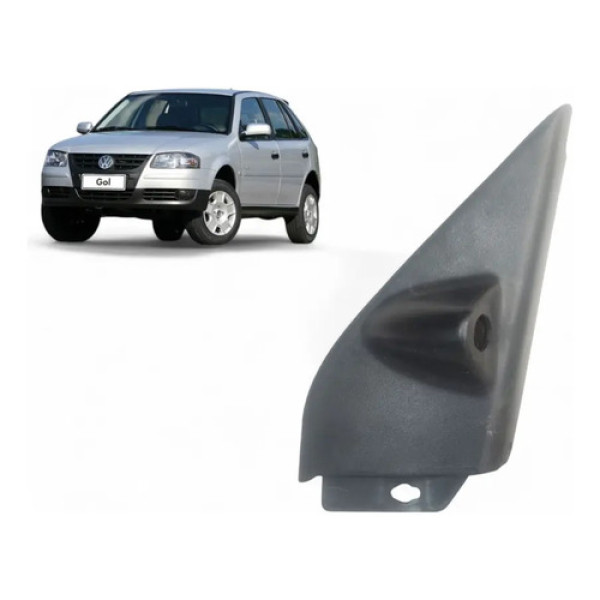 Moldura Int Retrovisor Direito Gol 4p Saveiro Parati 1995/12 Preto