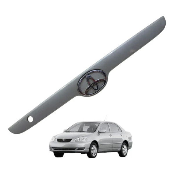 Moldura Friso Tampa Porta Malas Corolla 2003 A 2008 Original
