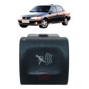 Botão Interruptor Alarme Sensor Gm Vectra 1997 Ate 2000 Preto