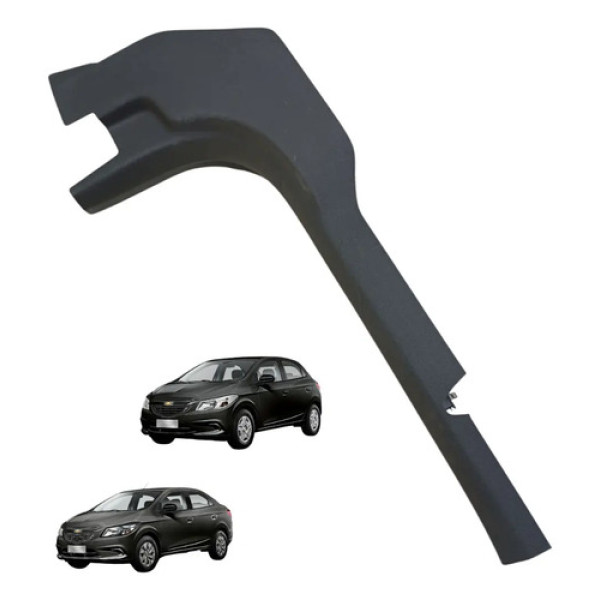 Moldura Soleira Dianteira Esquerda Onix Prisma 2012 A 2019 Preto