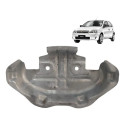 Suporte Maçaneta Externa Traseira Direita Corsa Maxx 2003 Prata Traseira