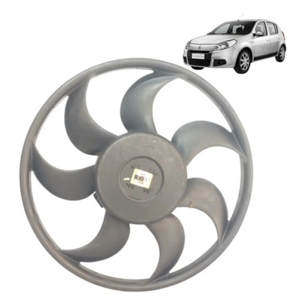 Ventoinha 12v Sandero 2007 A 2013 C Ar Condicionado 