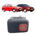 Botão Pisca Alerta Polo Classic Seat Cordoba 97/2000 Origina Preto