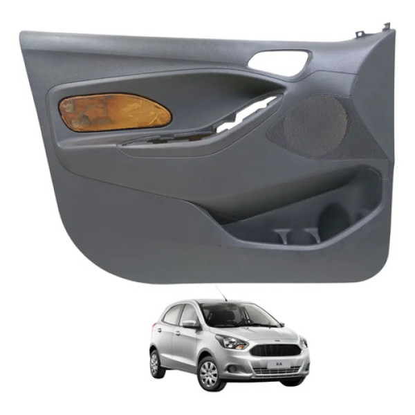Forro Porta Dianteiro Esquerdo Ford Ka 2015 2016 2017 2018