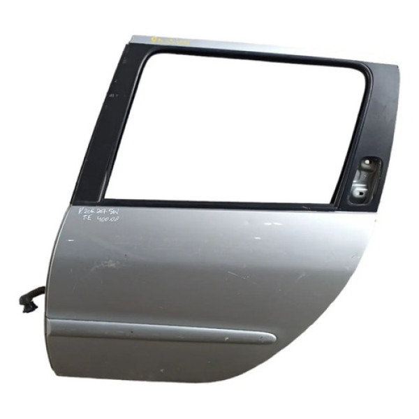 Porta Traseira Esquerda Peugeot 206 207 Sw Filé Traseira Esquerdo Prata