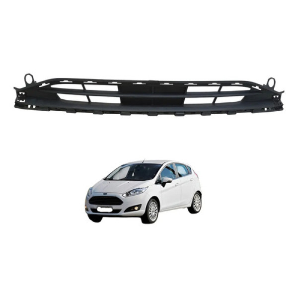 Grade New Fiesta Inf Parachoque 2014 2015 2016 2017 A 2019 Preto