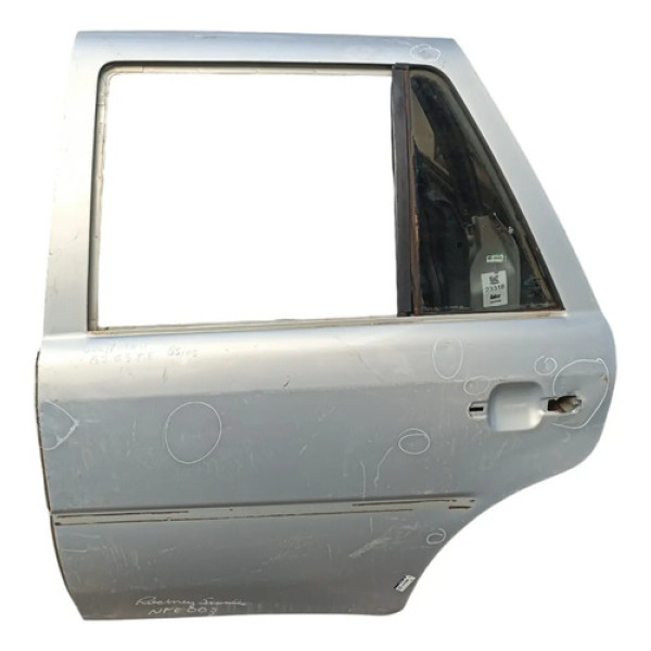 Porta Traseira Esquerda Volkswagen Parati Gol G2 G3 96/05 Traseira Esquerdo Prata