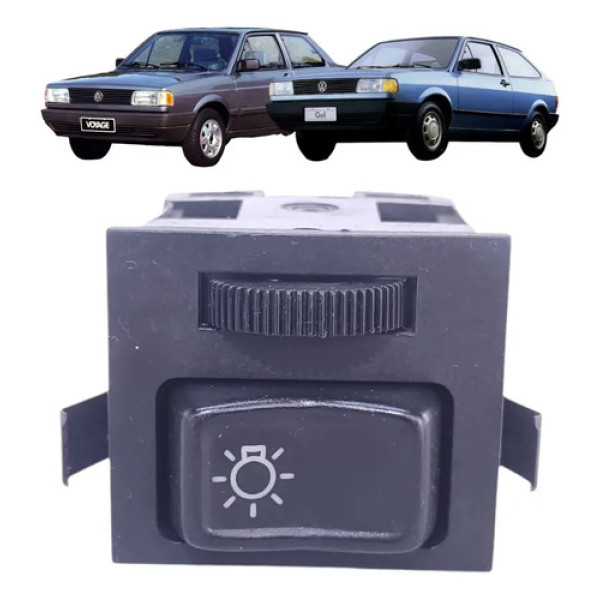 Botão Chave Luz Gol Saveiro Parati Voyage G1 1985 A 1994