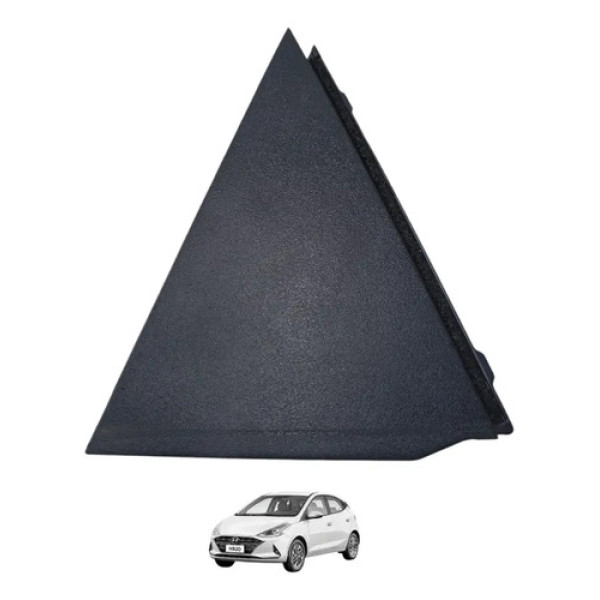 Moldura Ext Porta Tras Hb20 Hatch Esq 2020 2021 2022 Preto