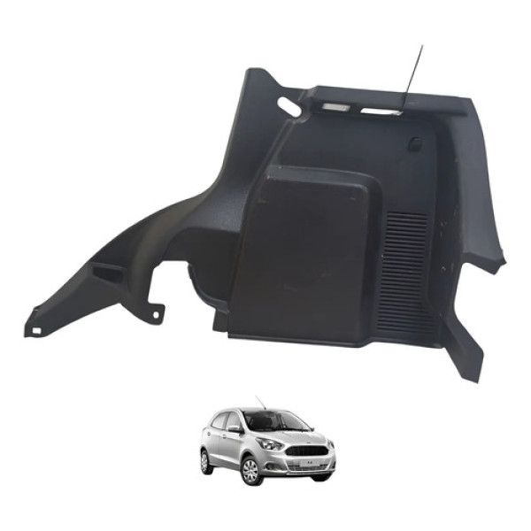 Moldura Porta Malas C/riscos Ford Ka 14/19 Original Preto