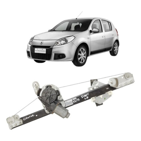 Maquina Vidro Elétrico Dianteiro Direito Sandero 2007 A 2013