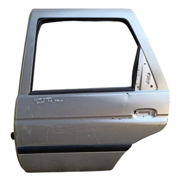 Porta Traseira Esquerda Ford Escosport Europeu 94/02 Traseira Esquerdo Prata