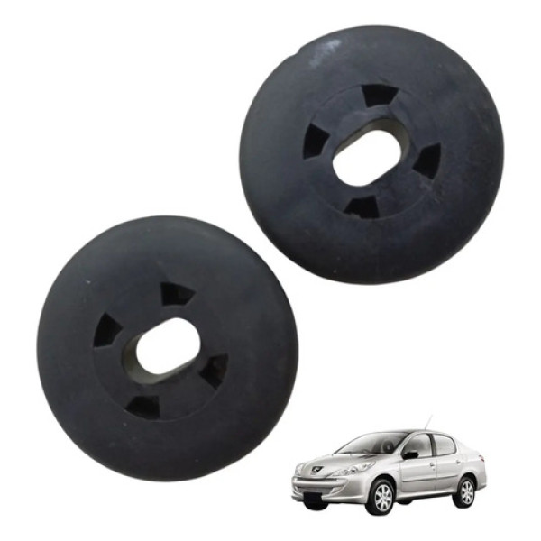 Par Acabamento Banco Peugeot 207 Passion Original Preto
