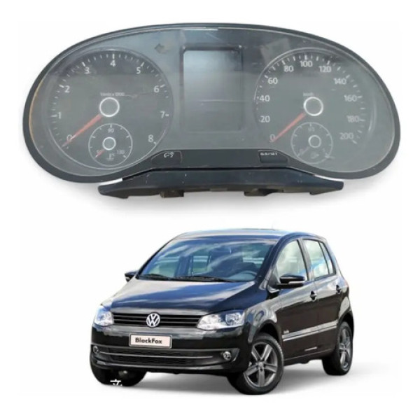 Painel Velocimetro Vw Fox Spacefox 2010 A 2012 5z0920860 Preto