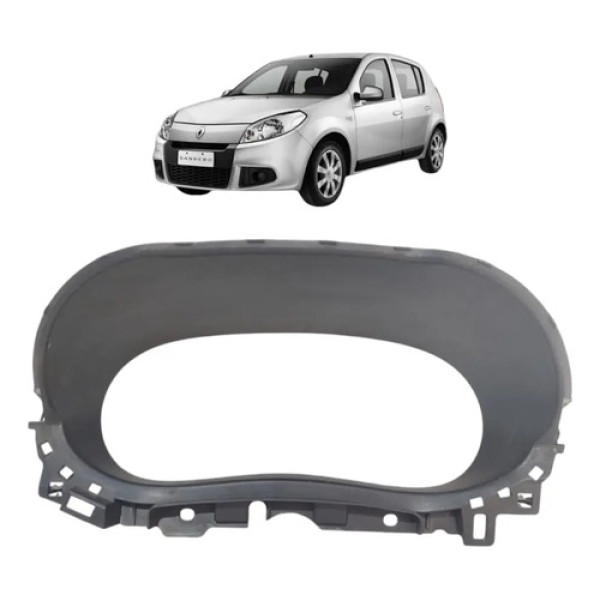 Moldura Painel Velocímetro Sandero 2007 A 13 681013892r Preto