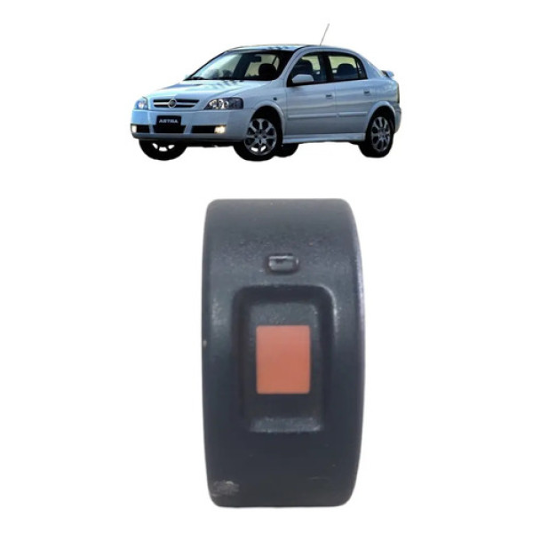 Botão Pisca Alerta Astra  1999 A 2011 Corsa Maxx 2002 A 12 Preto