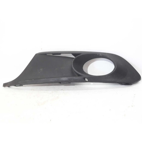 Moldura Grade Farol Milha Esquerdo Jetta 2012/2014 Original Preto Esquerdo