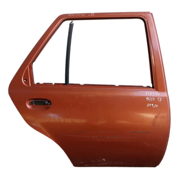 Porta Traseira Direita Fiesta 1996 A 2003 Ford  Traseira Direito Dourado